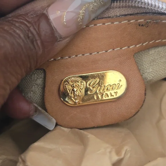 Gucci Gold and Tan Leather Vintage Bundle With Matching Eyeglass Case - Picture 3 of 17